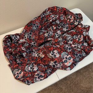 Large Tall SkullRiderz Motorcycle Jacket